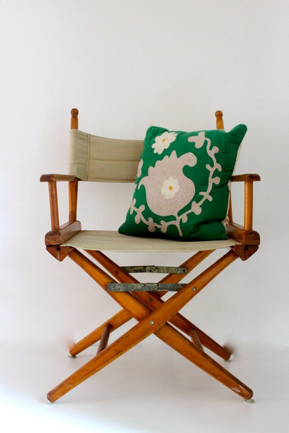 Vintage folding directors chair by vintagewall on Etsy
