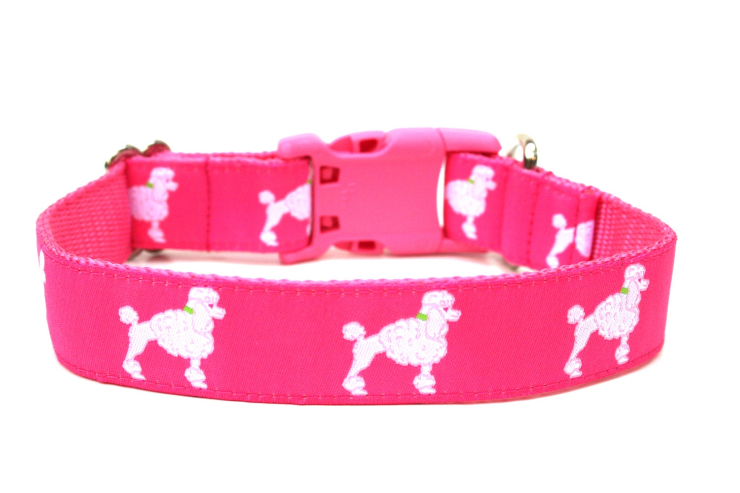 Pink Poodle Dog Collar 1 Pink Dog Collar