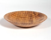 Curly Maple Wooden Bowl, Candy Dish, Fruit Bowl, Popcorn Bowl - Free Shipping - DaileyWoodworking