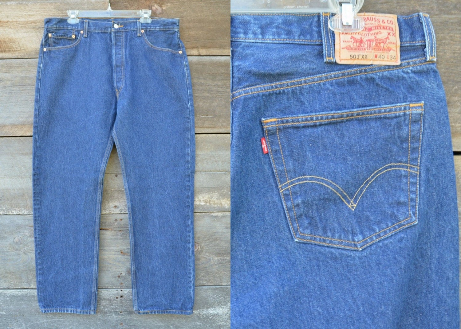 vintage levi's 501 distressed jeans