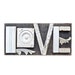love sign architectural salvage typography letters L O V E ORIGINAL ART by Elizabeth Rosen