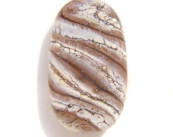 Mississippi Mud Pie Lampwork Focal Bead SRA