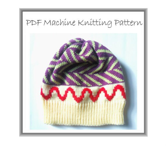 Beanie Pattern Hat Pattern Machine Knit Machine