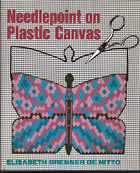 Needlepoint in Plastic Canvas Pattern Hard Cover Book