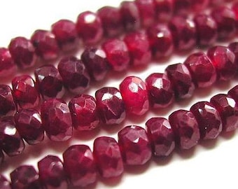 Red Ruby Beads 3 to 8 Pieces 6mm Natural Precious Loose Faceted Gemstones Strand Pigeon Blood Take 10% Off Bridal Jewelry Supplies Sale