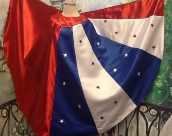 Wonder Woman Cape,tiara, rope and shorts