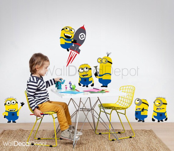 Despicable Me Minion Wall Decals