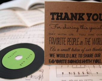 Custom Vinyl CD & Kraft CD Sleeve - Custom Label and Design Sample
