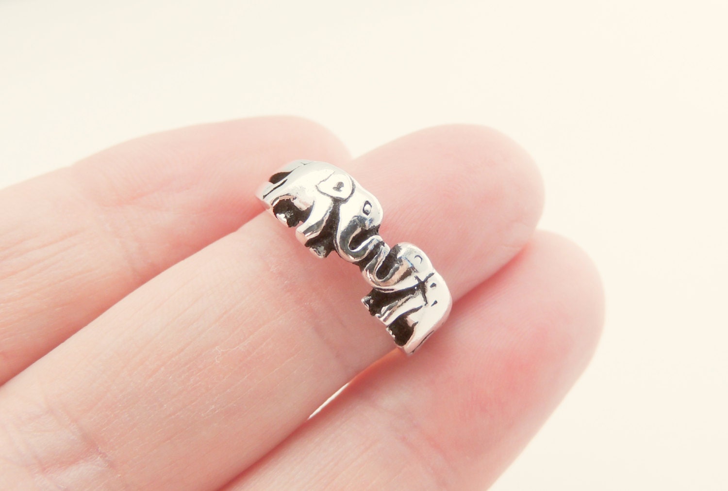 Sterling Silver Elephant Ring Jewelry Silver Rings