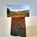 Business Card Holder Made with Madrone Burl Wood and Worm Art By Father On The Mountain