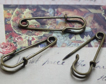 Antique Safety Pin 