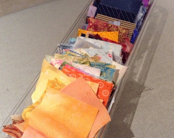 Pre-cut Quilting Squares, Cotton fabric 2.5" squares - QTY 55