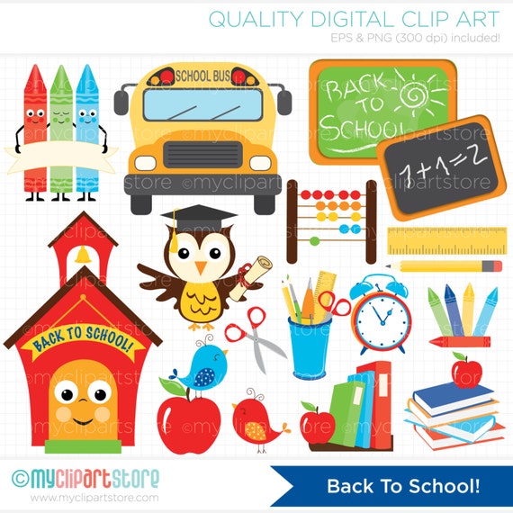 back to school party clip art - photo #10