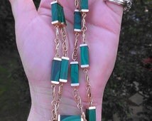 Popular items for gold malachite on Etsy