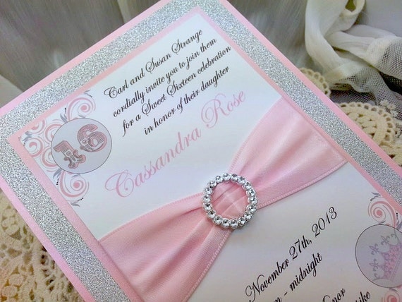 Pretty Quinceanera Invitations 5