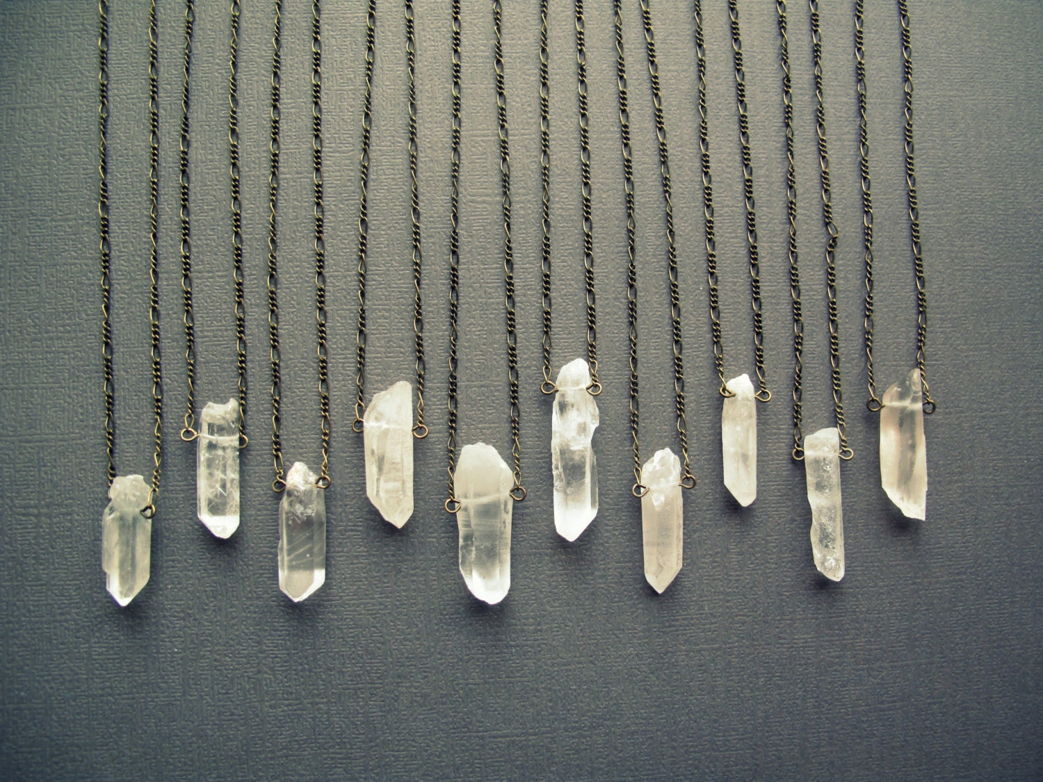 Raw Quartz Necklace / Crystal Necklace / Healing Crystal
