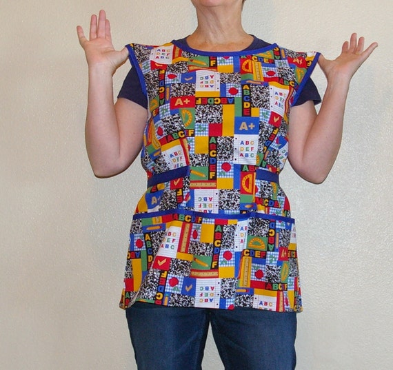 Teacher School Days Smock ApronSize Small