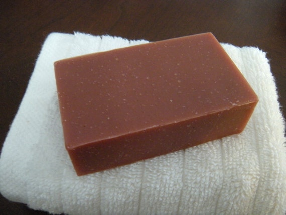 Two Bars Blood Orange & Bergamont Handmade Natural Soap  - For sensitive skins - a calming and refreshing antidepressant