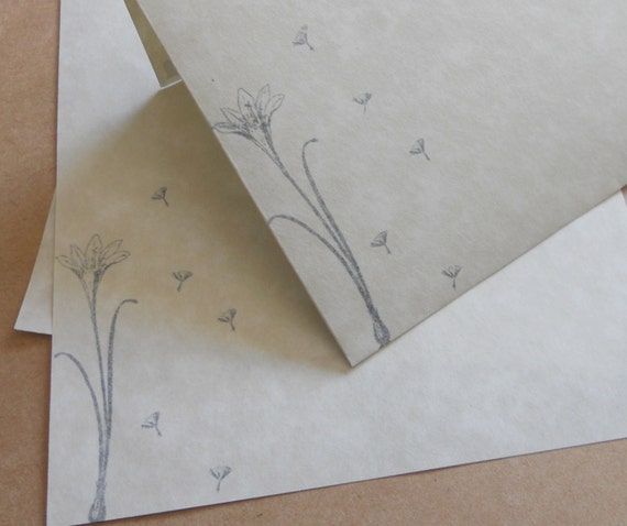 Parchment paper for writing