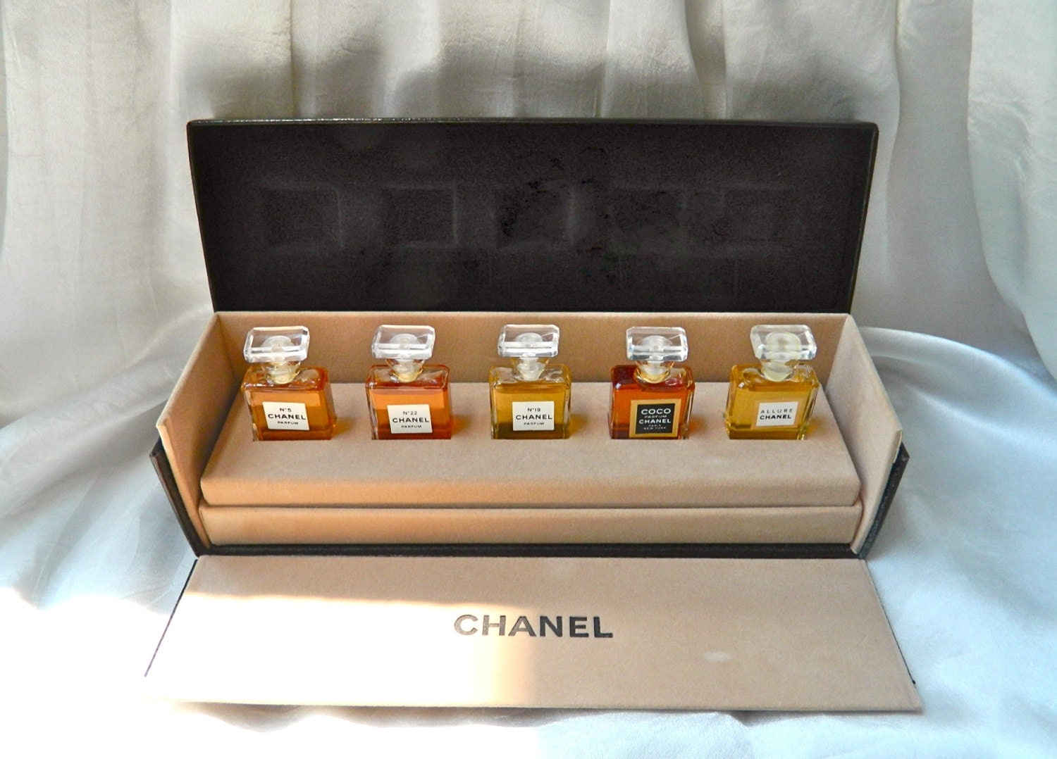 Temp Hold S CHANEL Vintage Perfume Gift Wardrobe Set in