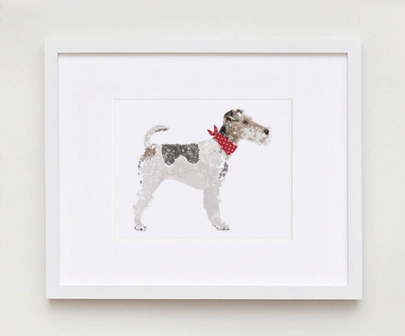 Fox Terrier Print