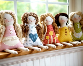 Custom Rag Doll, design your own rag doll, personalized rag doll, custom cloth doll