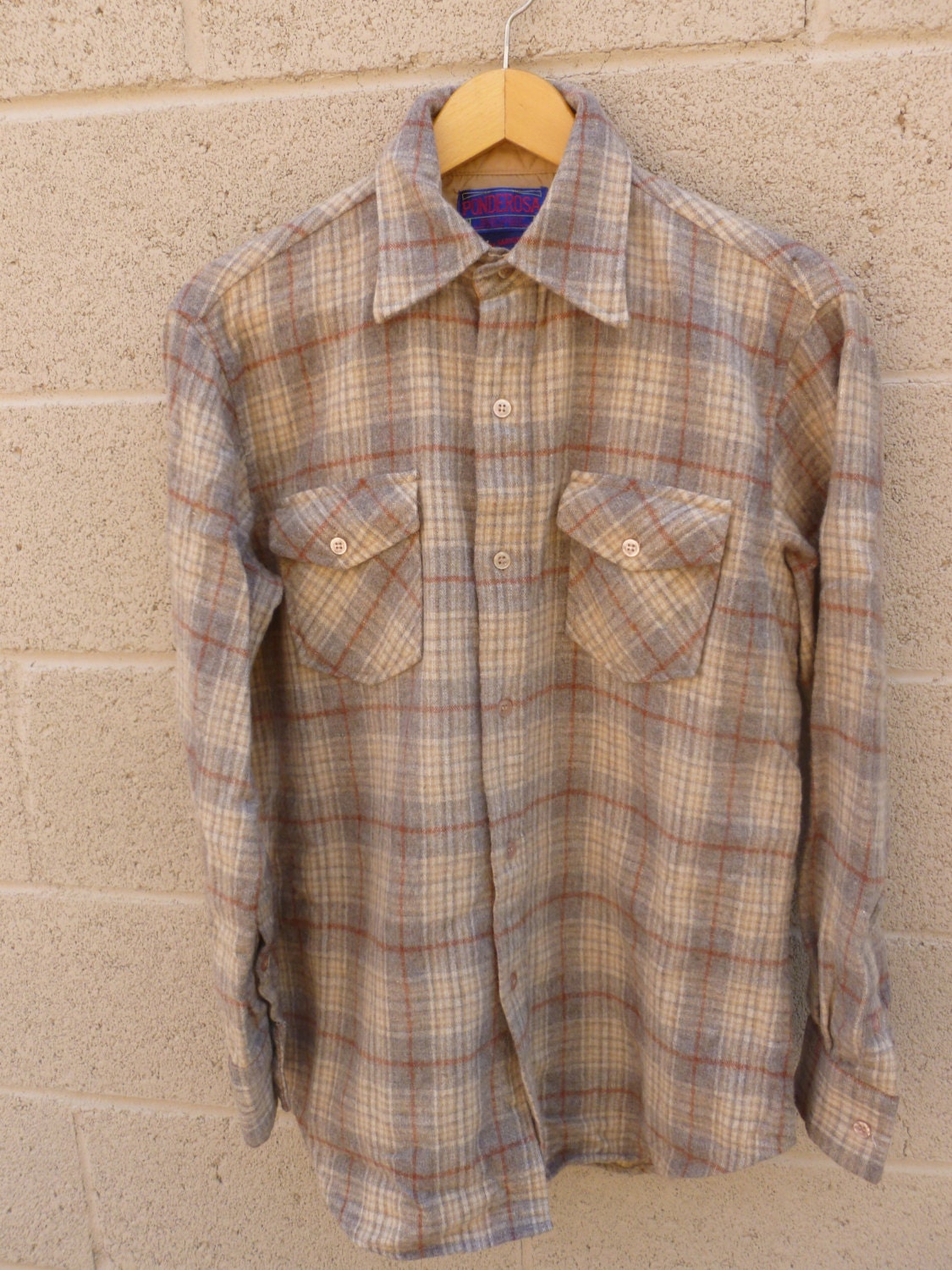 mens wool flannel