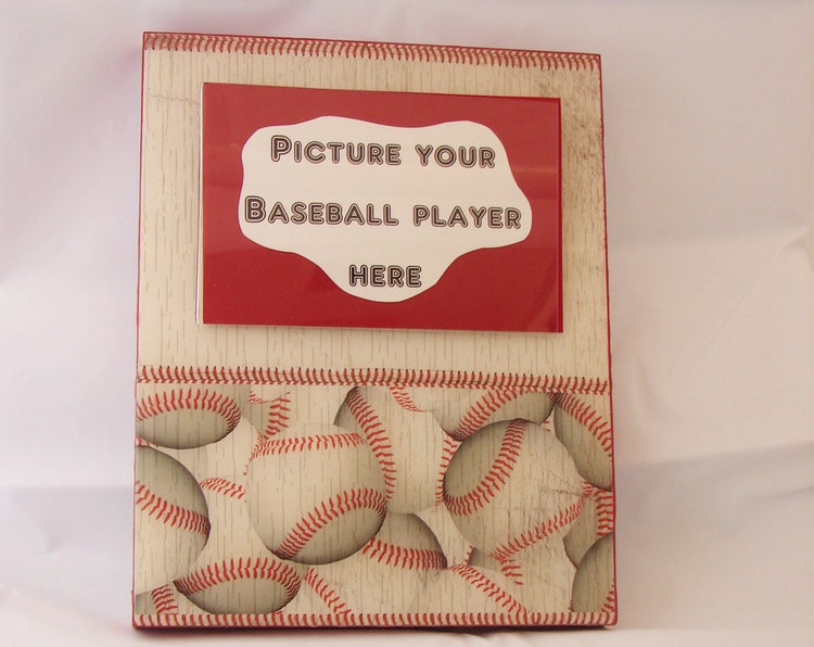 Baseball Player Picture Frame Baseball Photo Frame by Resinique
