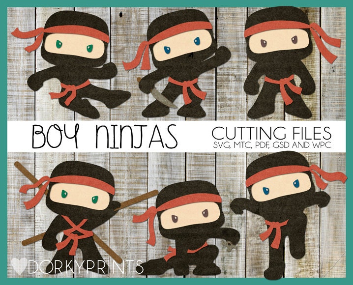 Download Ninja Cuttable Files For Use with Cutting Machines svg