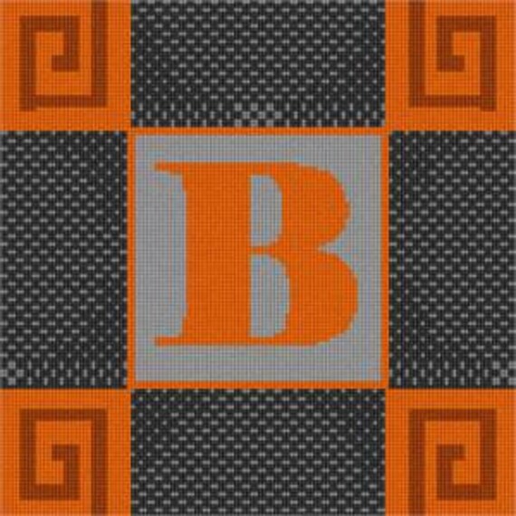 Items similar to Tefillin Bag Needlepoint Canvas with Custom Initial on