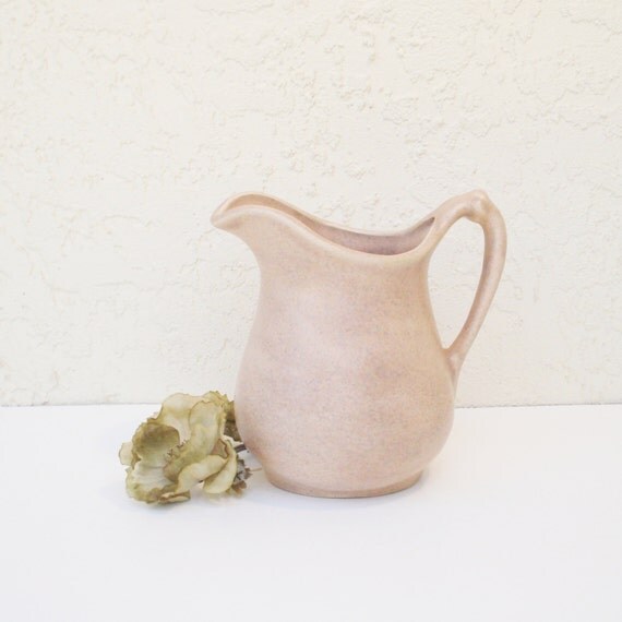 Vintage Ceramic Pitcher / Arner's Ceramic by AlegriaCollection