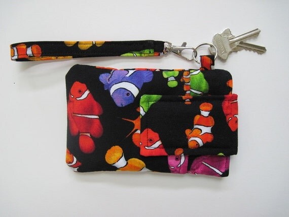 Clown Fish Smartphone Wristlet, Fits iPhone 5 and Smartphones up to 5 ...