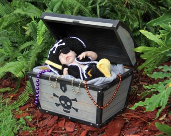 Pirate Treasure Chest Photography Prop