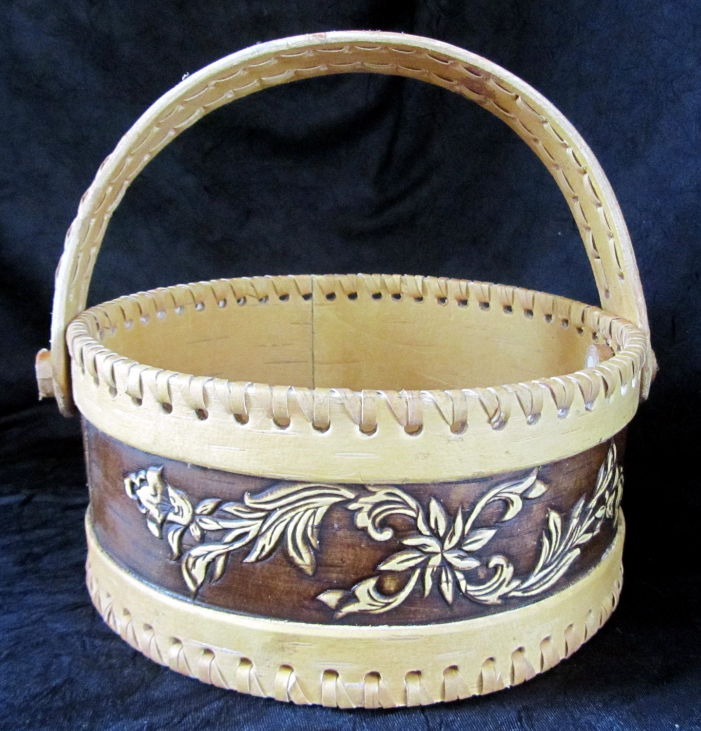 Birch Bark Basket by BirchBarkConcepts on Etsy
