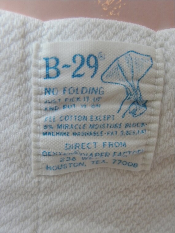 Vintage B29 Cloth Diapers No Folding Just Pick It by GoodsBayou
