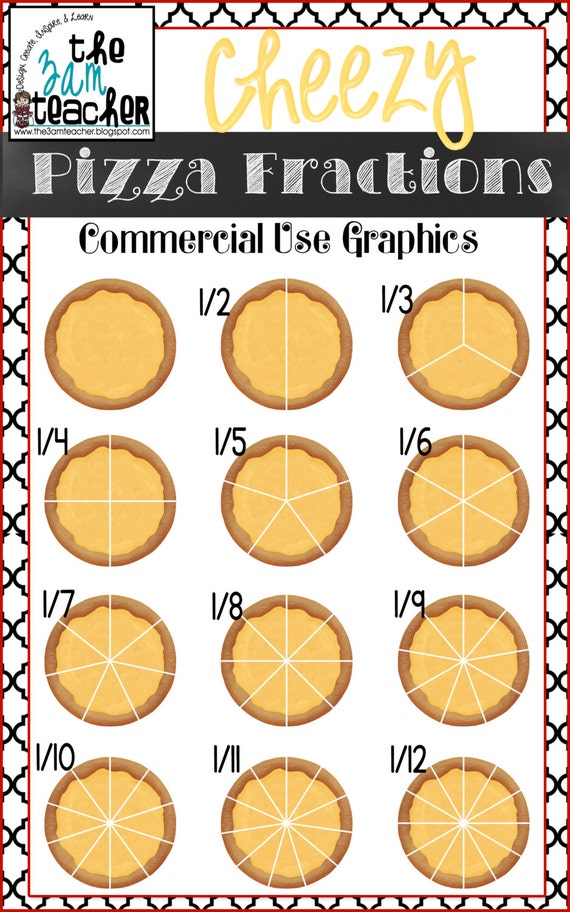 pizza fractions clipart - photo #14