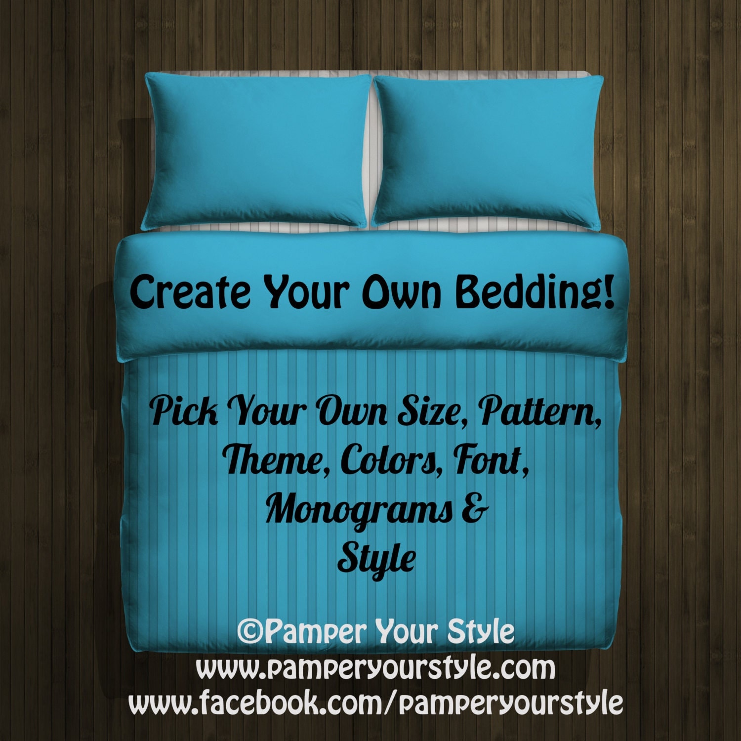 Design my own bedding Twin Queen King Custom Duvet