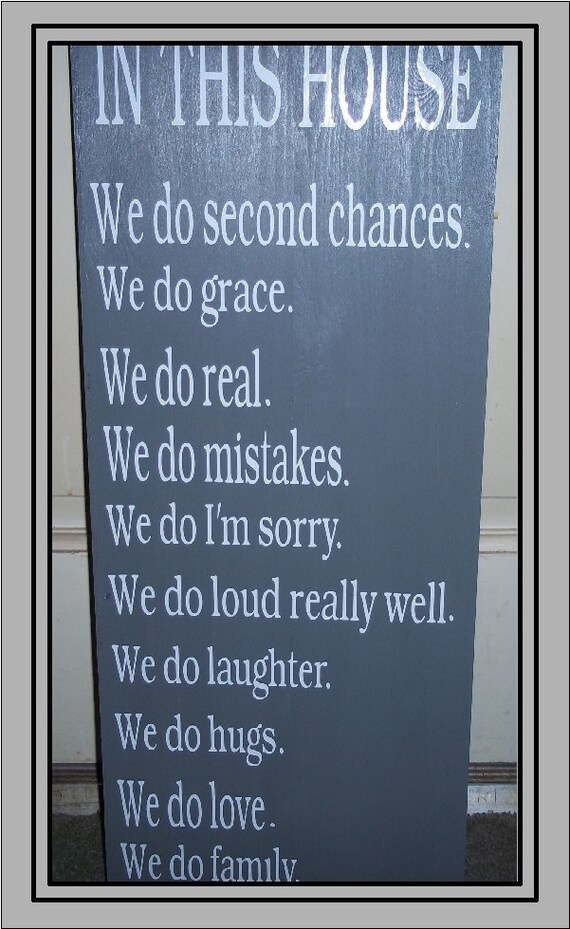 Items similar to House Rules on Etsy