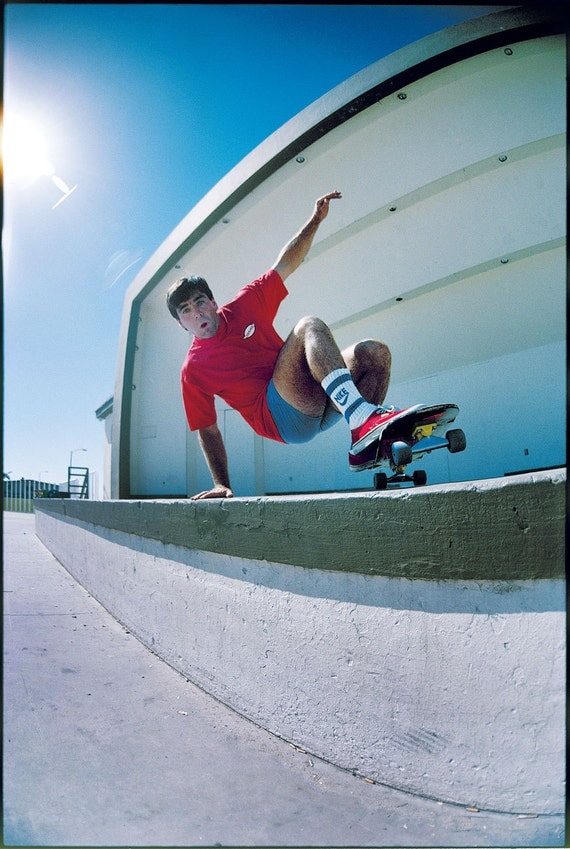 80s Skate Photo Steve Rocco Oceanside Eighties Skateboarding