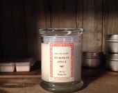 Pumpkin Spice Soy candle 12 oz libbey status jar 100% soy - autumn - winter- holiday candle- other scents available at checkout