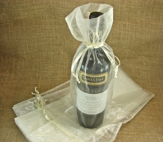 organza wine bags