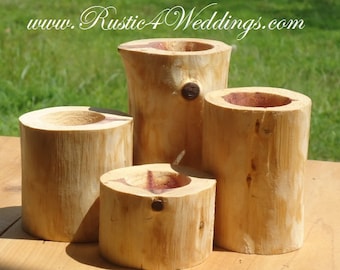 Popular items for rustic wood candle on Etsy