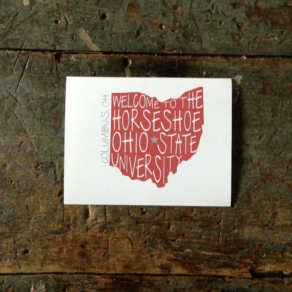 Ohio State University Notecards