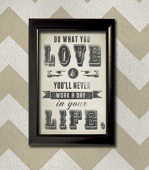 Office Quote Typography Art Inspirational and by DesignerCanvases