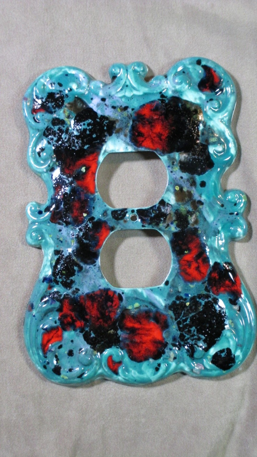 Decorative Ceramic Electrical Outlet Cover