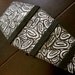 Burton-esque Black and White Hand Painted Coffin Box