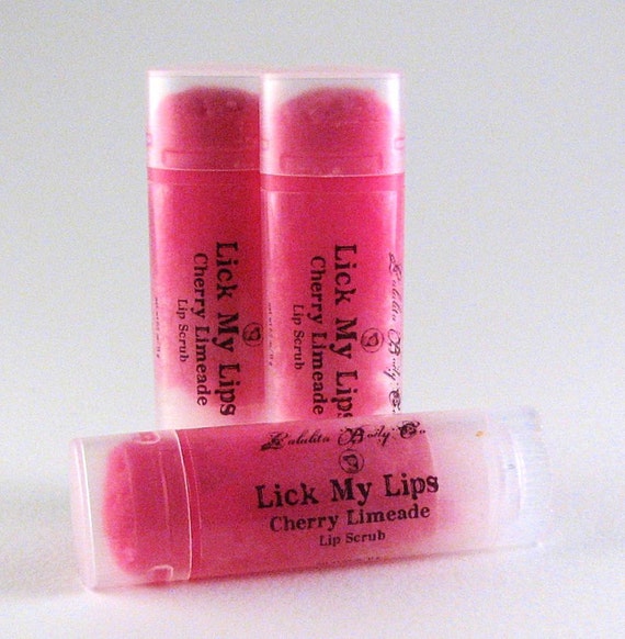 Cherry Limeade Lip Scrub Soda Lip Scrub Cherry Lip Scrub