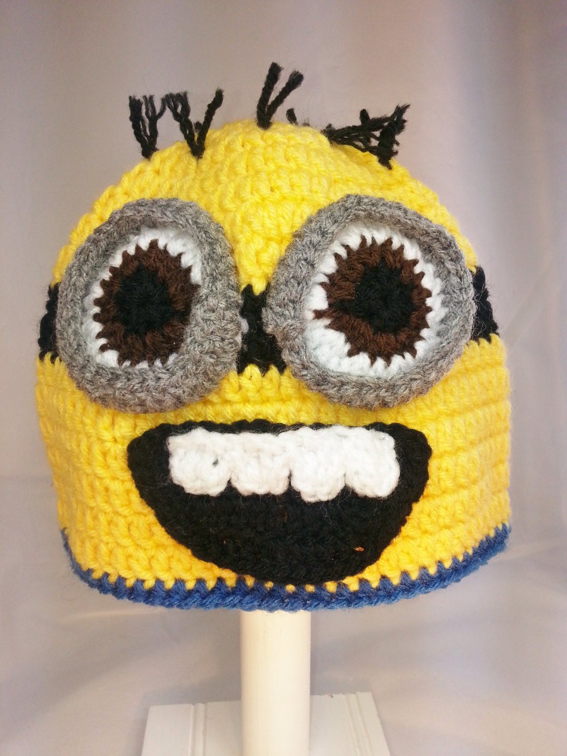 Minion from Despicable Me Banana Yellow Beanie Crochet Hat