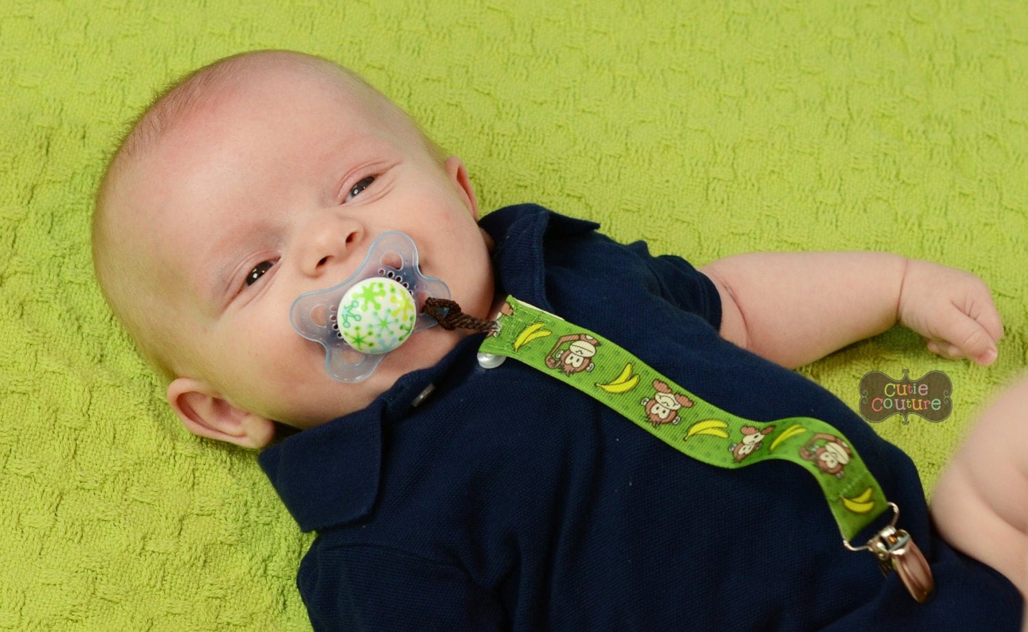 Boutique StylePacifier ClipBaby Boy Pacifier ClipUniversal