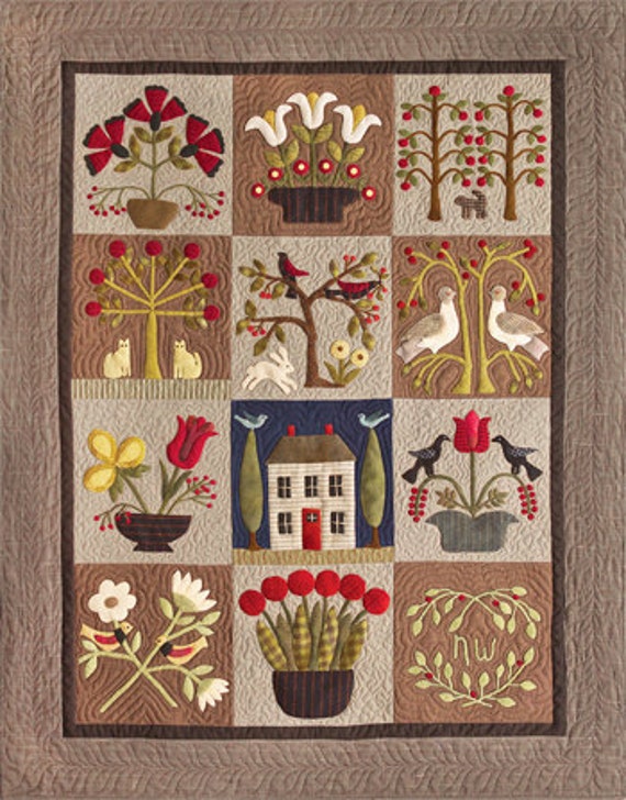 primitive-quilt-pattern-at-home-in-the-garden-applique-quilt